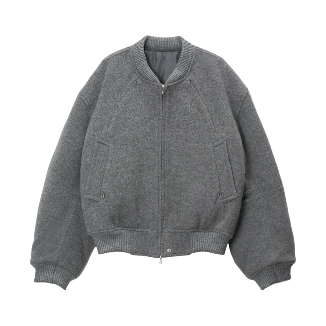 STU23P000LCDWN2 STU Padded Bomber Grey