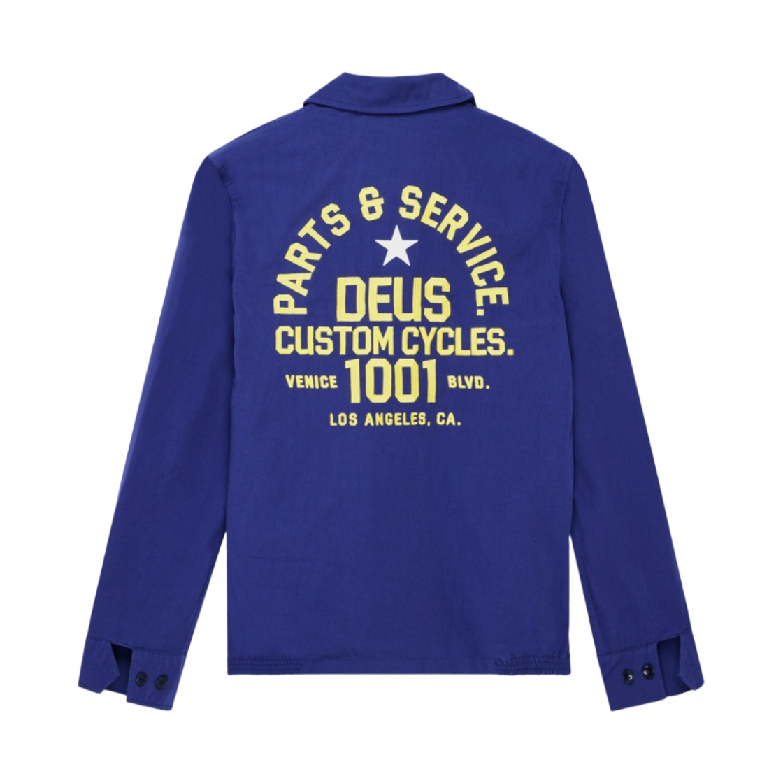 - Deus Ex Machina Teller Drizzler Jacket Blue