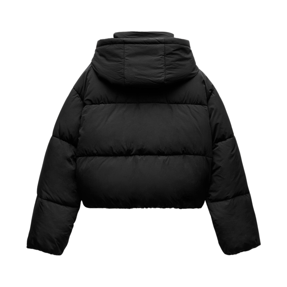 (W) 자라 워터 리펠런트 퍼퍼 아노락 블랙((W) Zara Water-Repellent Puffer Anorak Black) - 2