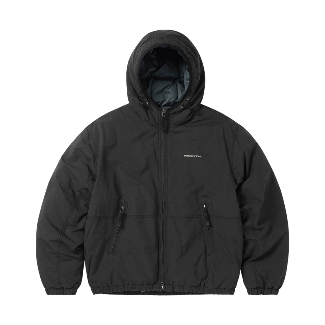 TN243OOWHS07BLK/TN253OOWHS08BLK Thisisneverthat Washed Down Puffer Jacket Black