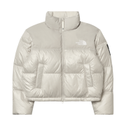 (W) The North Face White Label Novelty Nuptse Down Jacket Cream Beige