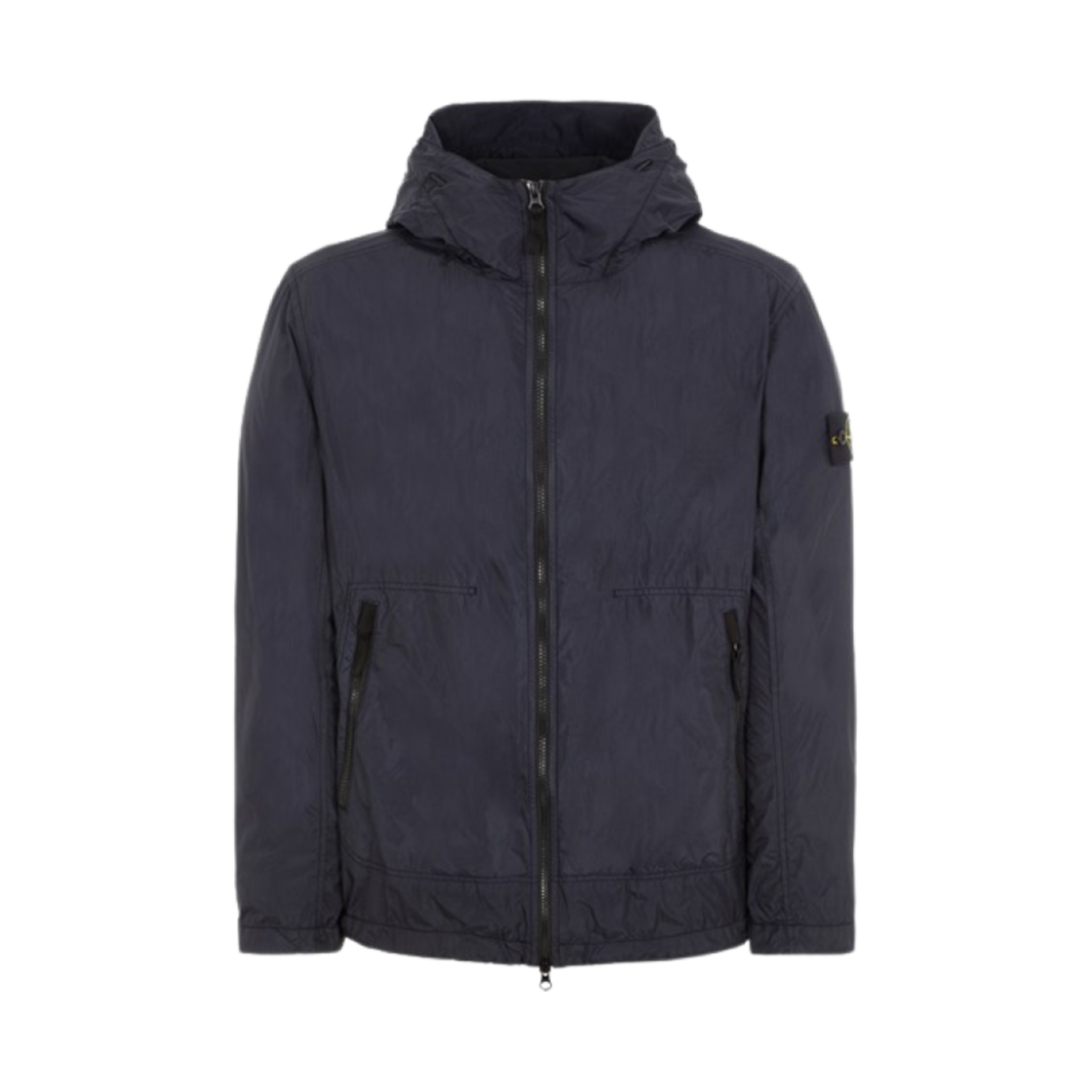스톤 아일랜드 40522 크링클랩스 나일론 가먼트 다이드 후드 자켓 네이비 블루 - 23SS(Stone Island 40522 Crinkle Reps Nylon Garment Dyed Hooded Jacket Navy Blue - 23SS)