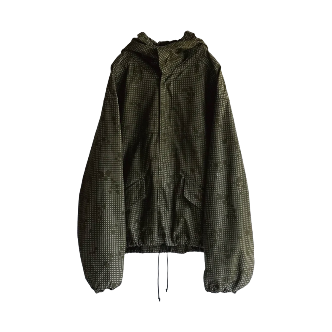 ANC-SH34-3 Ancellm Camo Hoodie Jacket Night