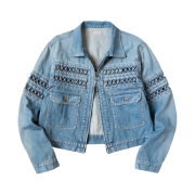 Kapital 11.5 oz. Denim Gypsy Dribble Jacket Processing