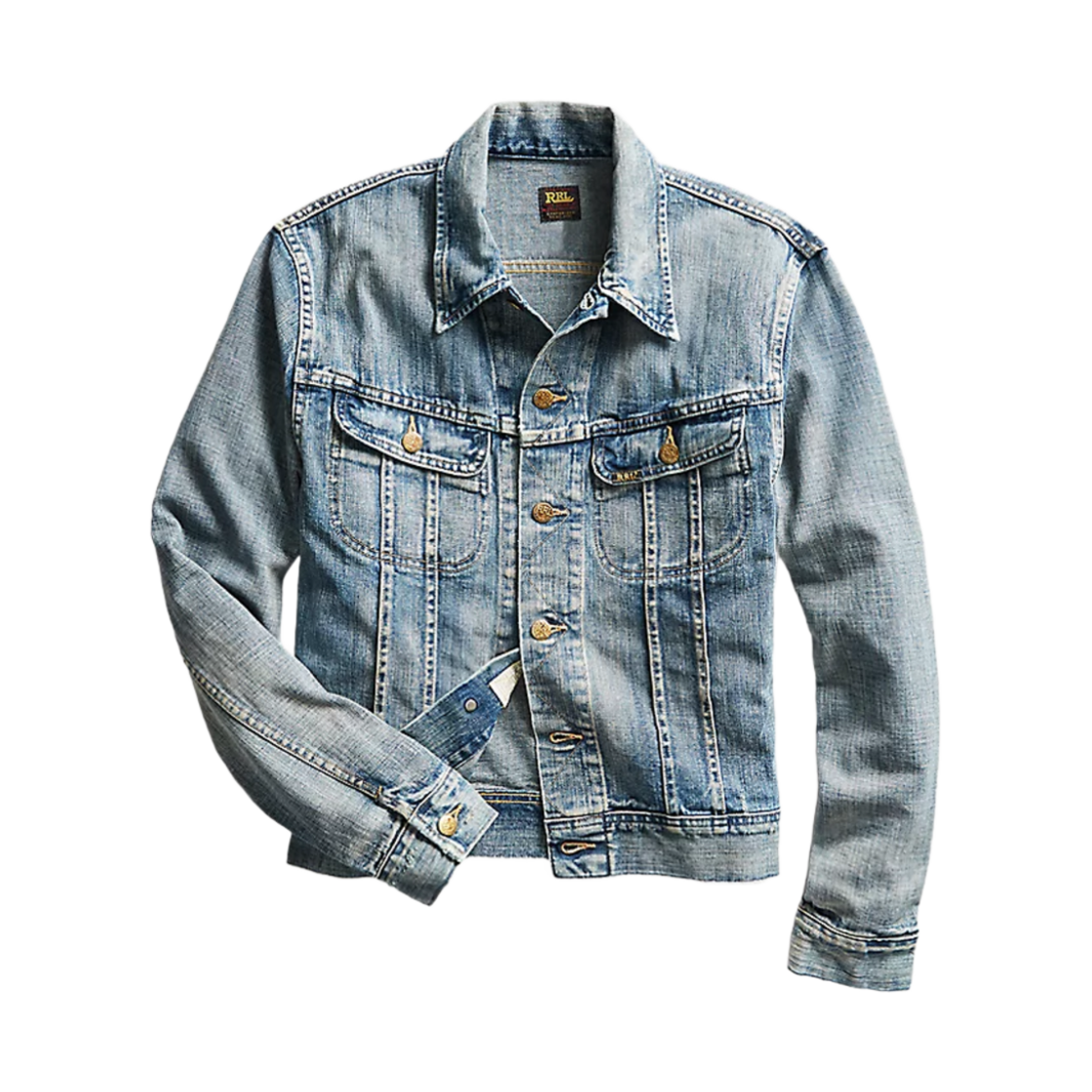 더블알엘 인디고 데님 자켓 릴랜드 워시(Double RL Indigo Denim Jacket Leland Wash)