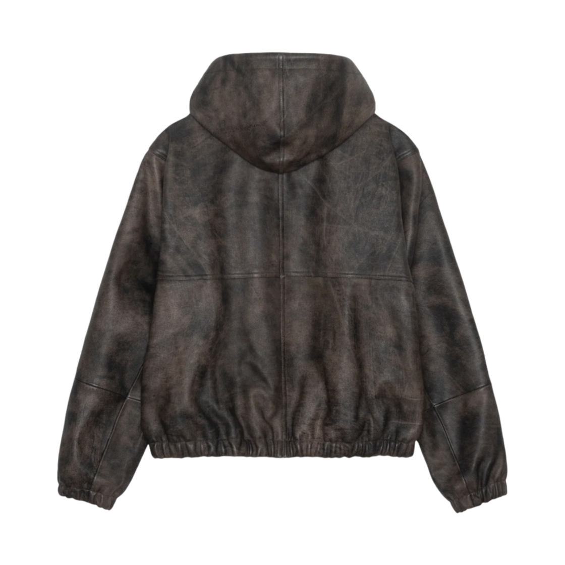 스투시 스톤워시 레더 워크 자켓 워시드 블랙 | Stussy | KREAM