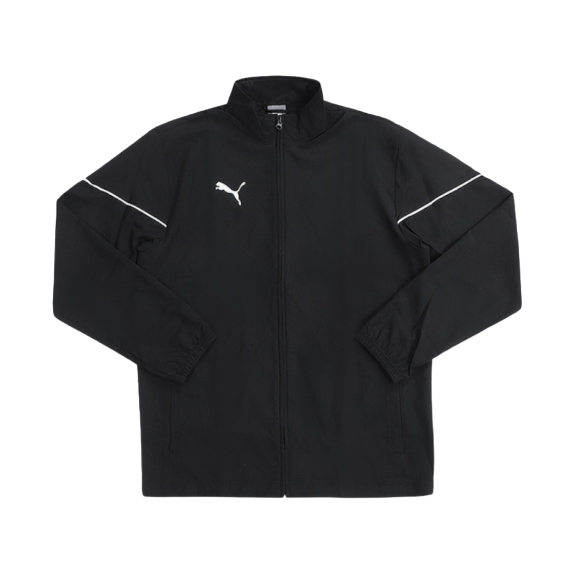 푸마 팀 라이즈 사이드라인 자켓 블랙 화이트(Puma Team Rise Sideline Jacket Black White)