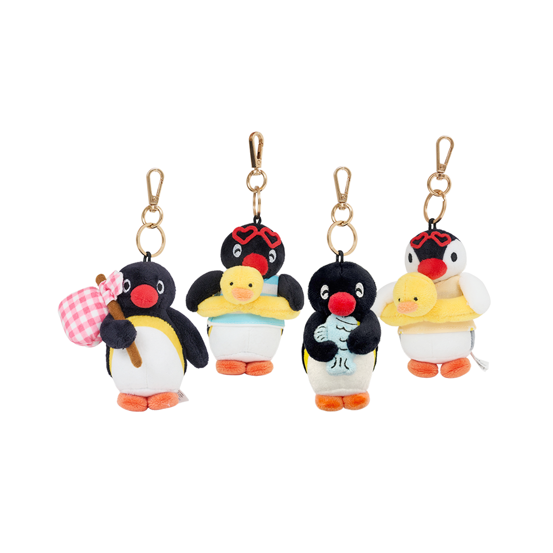 콜리 핑구&핑가 가방고리 인형 키링 4종(Colley Pingu & Pinga keyring 4 Type)