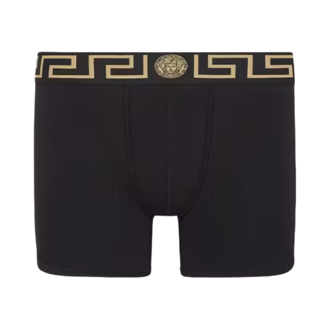 AU10028-A232741-A80G Versace Greca Border Long Trunks Black