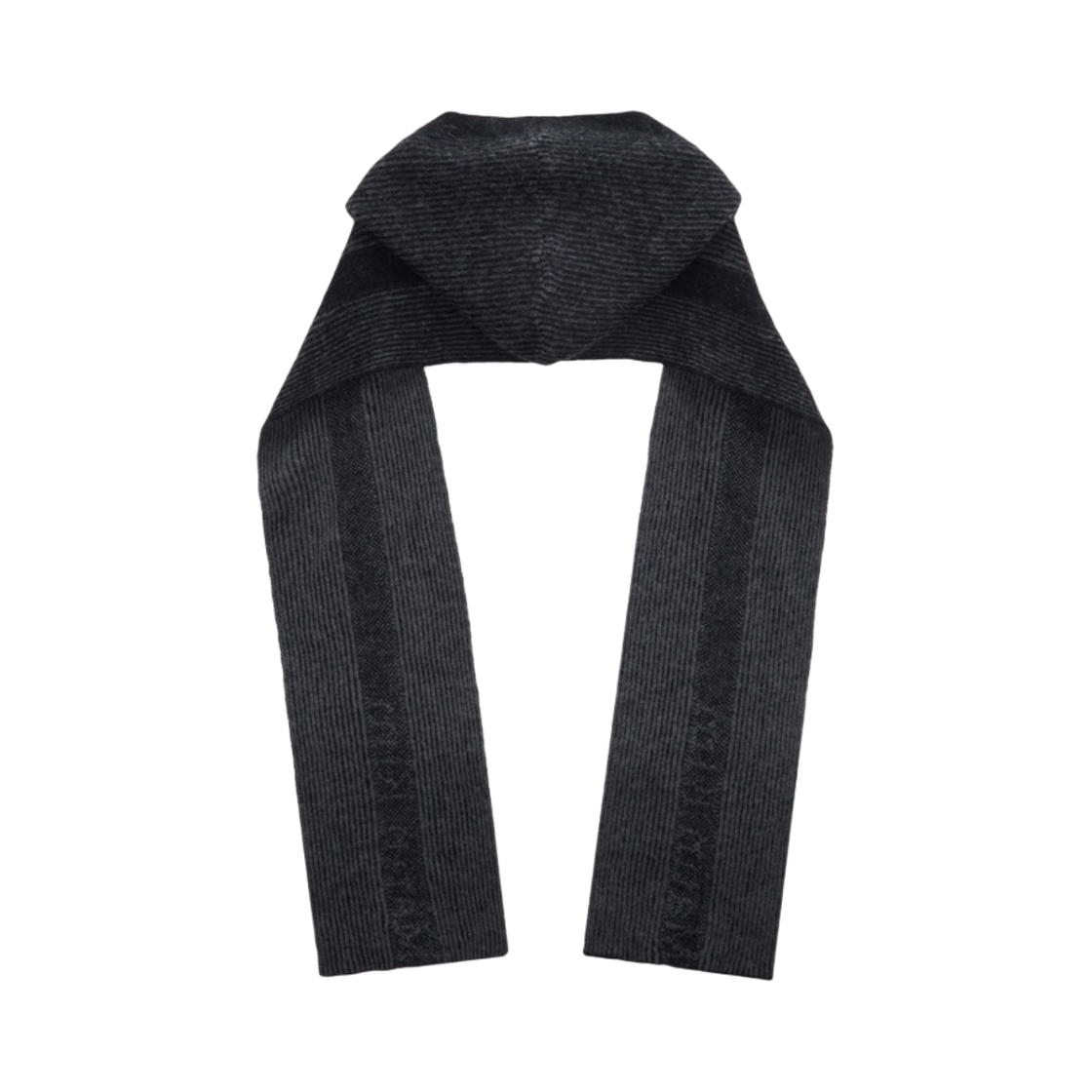 마뗑킴 마뗑 스트라이프 발라클라바 머플러 블랙 | Matin Kim