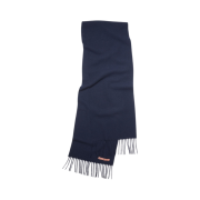 Acne Studios Wool Fringe Muffler Navy Blue