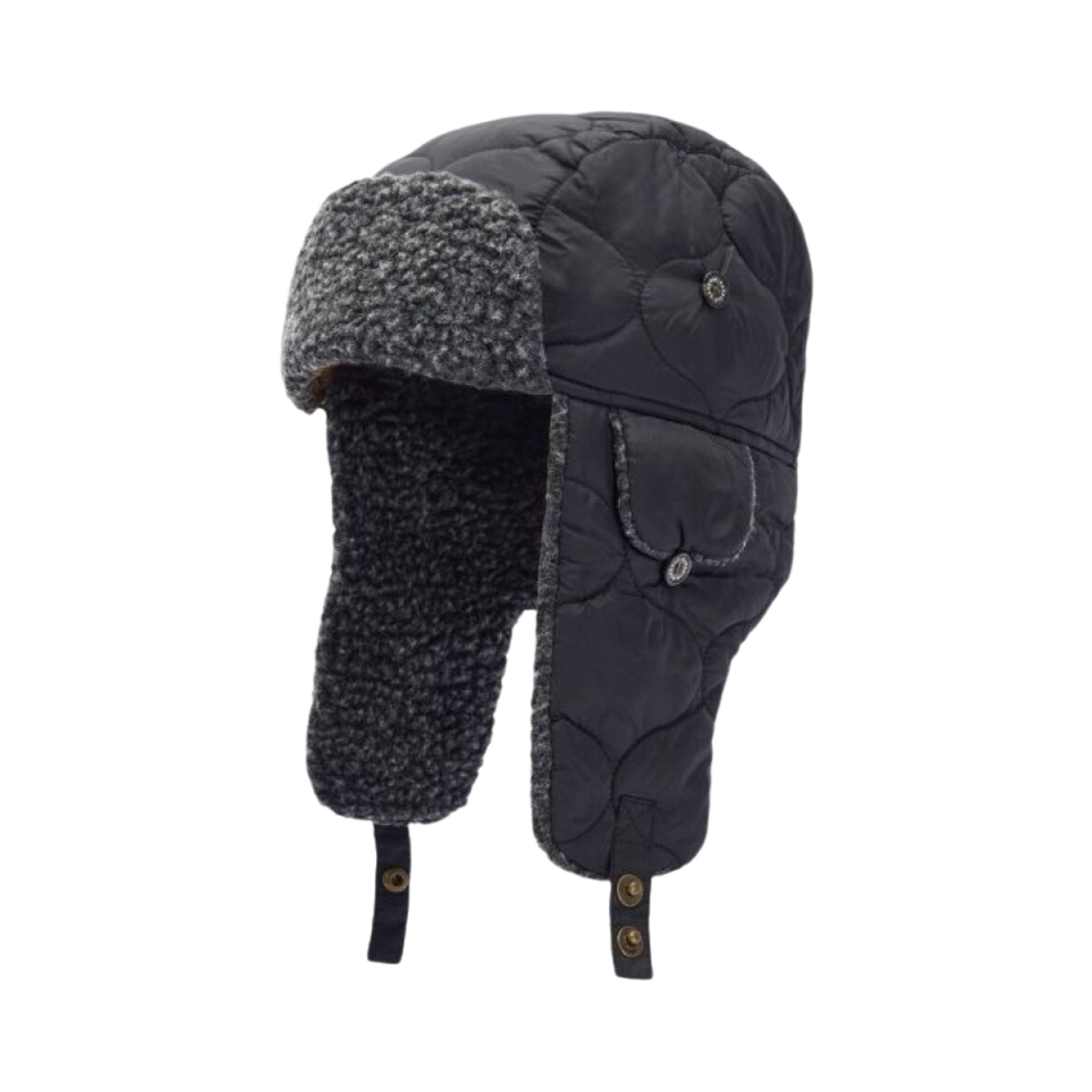 바버 샌드베이 퀼티드 트래퍼 블랙(Barbour Sandbay Quilted Trapper Black)