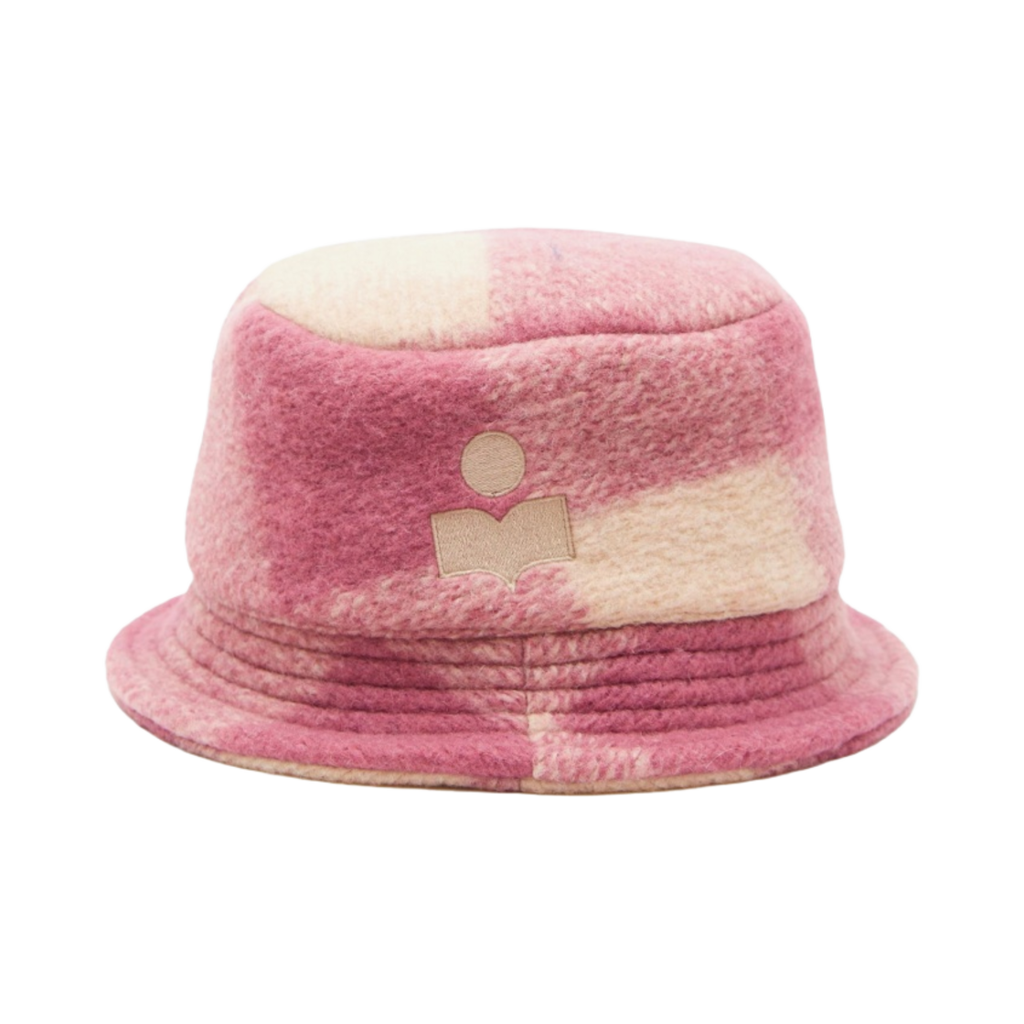 CU0026-21A040A (W) Isabel Marant Haley Check Bucket Hat Rosewood - 21FW - 대표 이미지 #1