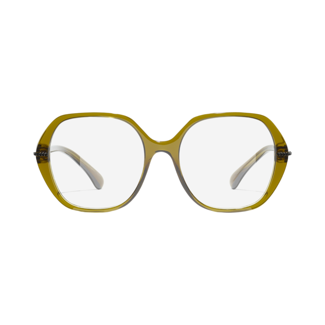 샤넬 스퀘어 프레임 아세테이트 & 올리브(Chanel Square Eyeglasses Acetate & Olive) - 1