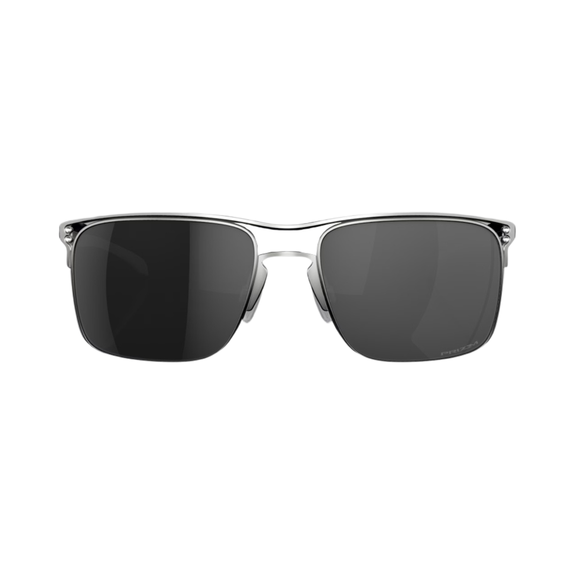 오클리 홀브룩 TI 새틴 크롬 프레임 프리즘 블랙 렌즈 레귤러 핏(Oakley Holbrook TI Satin Chrome Frame Prizm Black Lenses Regular Fit) - 2