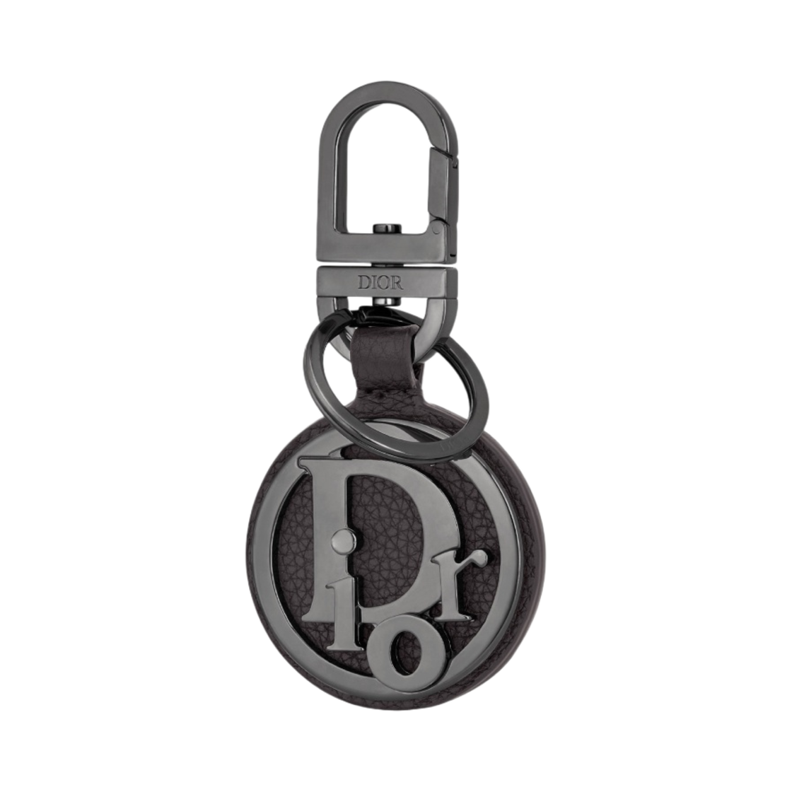 디올 D 터치 키링 그레인드 카프스킨 블랙(Dior D Touch KeyringGrained Calfskin Black) - 1