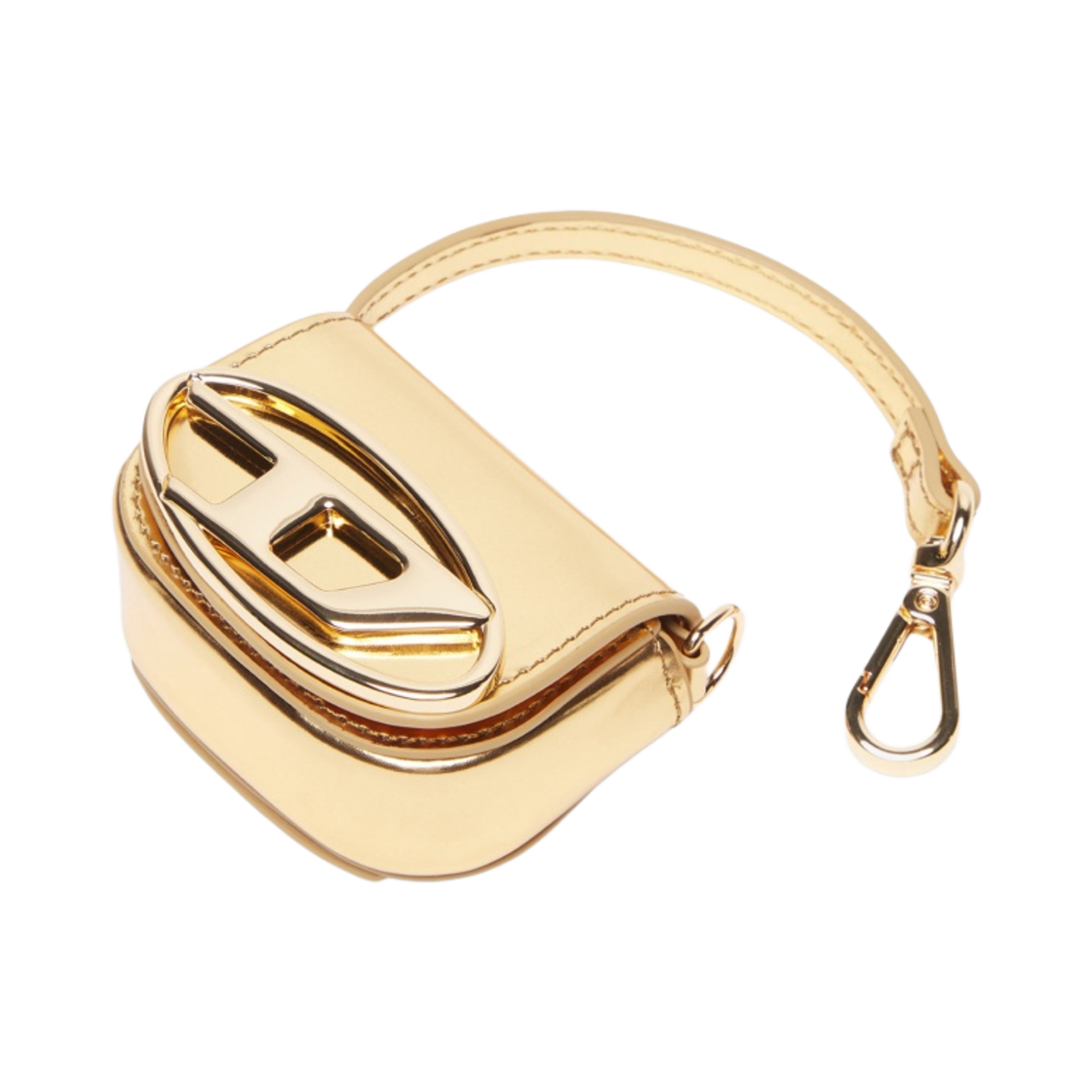 디젤 1DR XXS 마이크로 레더 백 참 골드(Diesel 1DR XXS Micro Leather Bag Charm Gold) - 2