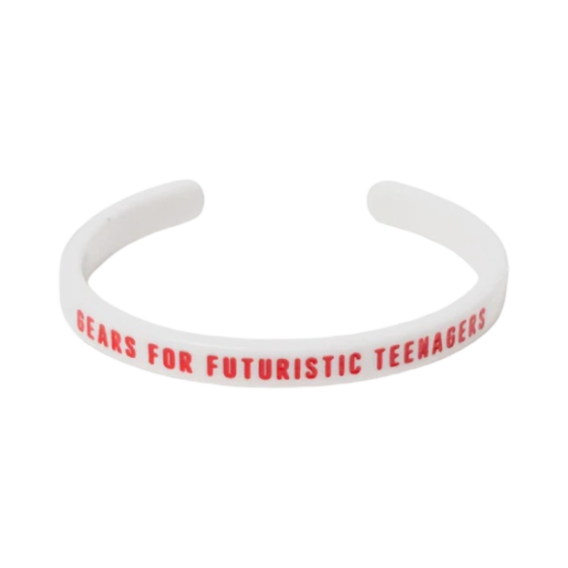 HM25GD123 Human Made Acrylic Bangle #1 White