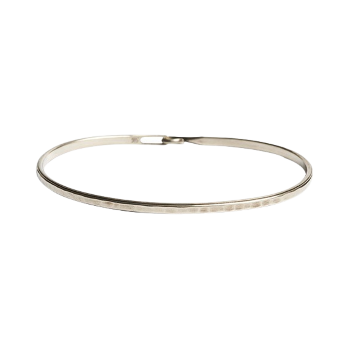 KM4DJEBWM13SV Werkstatt:Munchen Bangle Hook Stripe Sterling Silver - 24FW