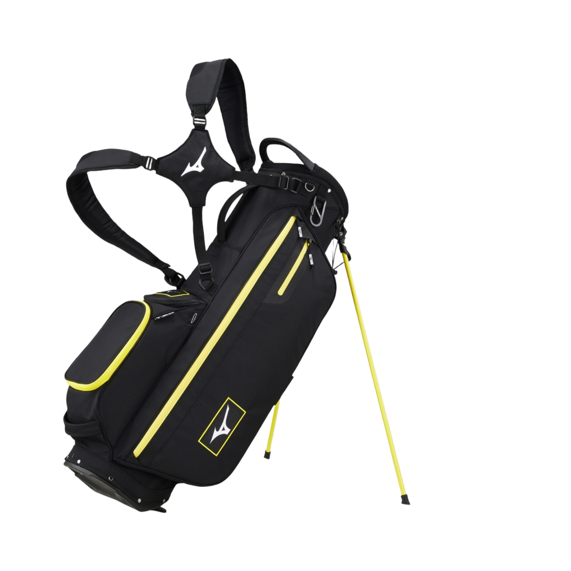 5LKC213000-0945 Mizuno BR-D3 Stand Bag Black Yellow