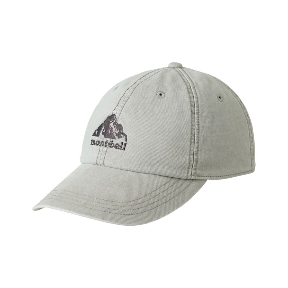 2108192/JBEXSUCW303 Montbell Washed Out Cotton Cap Dove Gray
