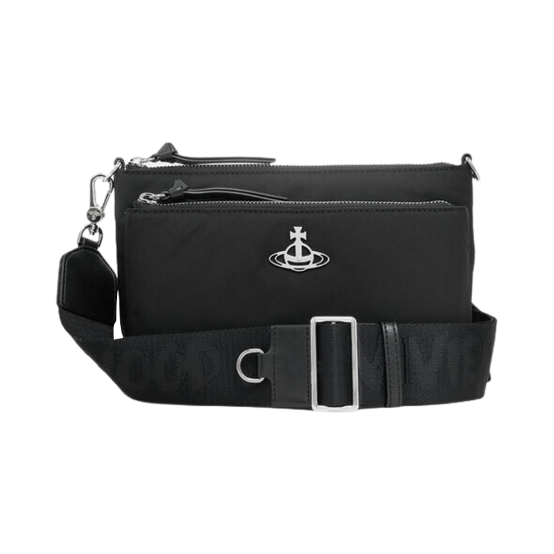 비비안 웨스트우드 페니 Db 크로스바디 파우치 블랙(Vivienne Westwood Penny Db Crossbody Pouch Black) - 1