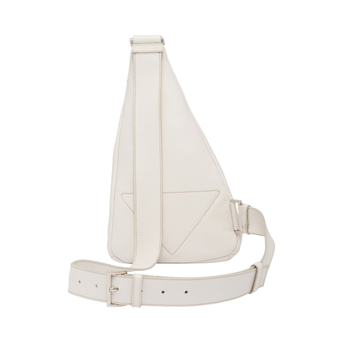 프라다 크로스 레더 백 초크 화이트(Prada Cross Leather Bag Chalk White) - 2