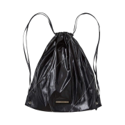 Matin Kim String Coating Backpack Black