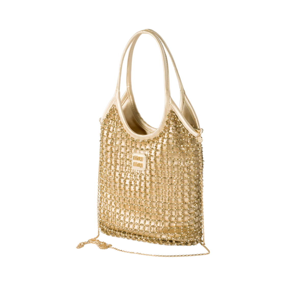 미우 미우 아이비 비디드 듀체스 백 플래티넘(Miu Miu Ivy Beaded Duchesse Bag Platinum) - 2