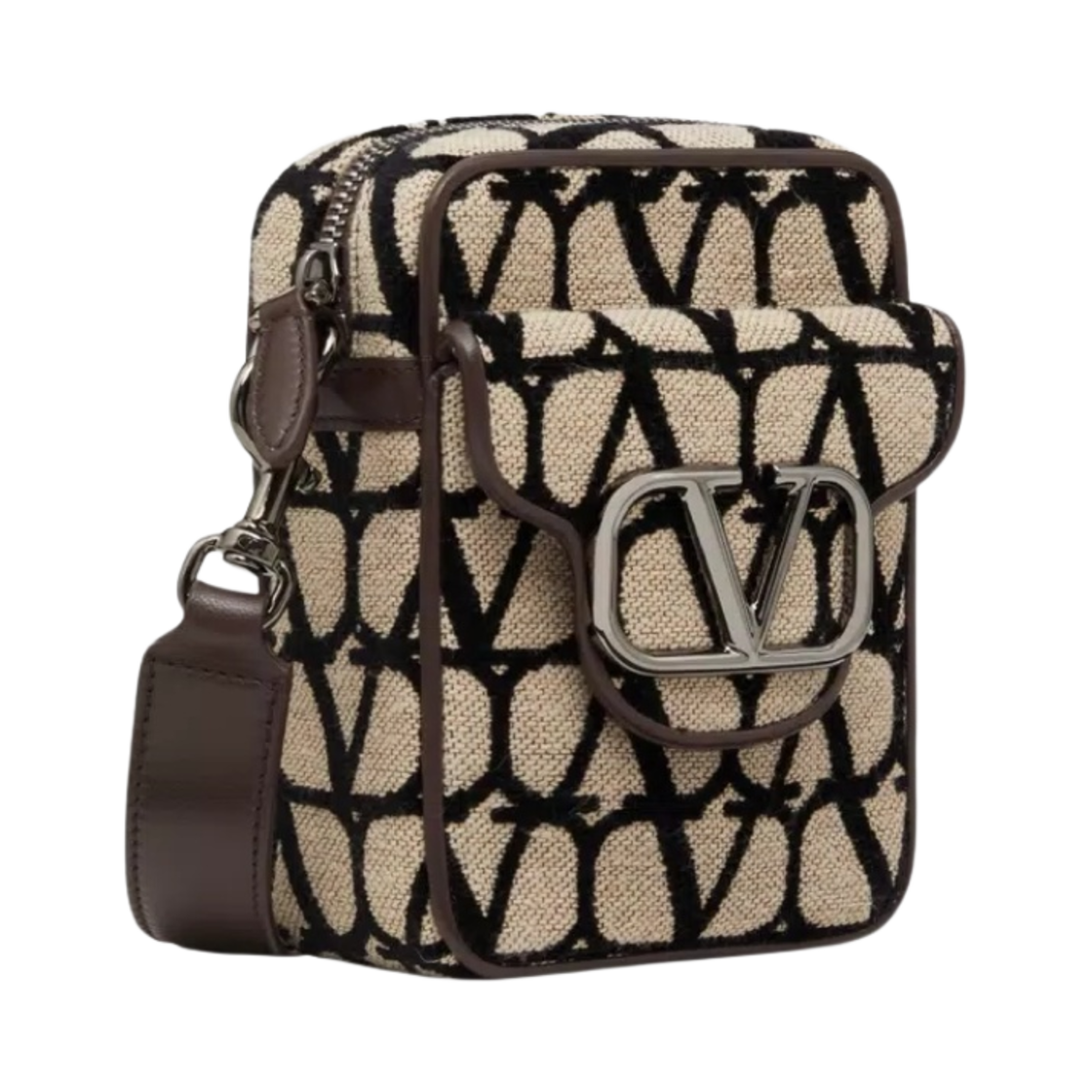 발렌티노 트왈 아이코노그래피 미니 로코 숄더백 베이지 블랙(Valentino Toile Iconographe Mini Loco Shoulder Bag Beige Black) - 2