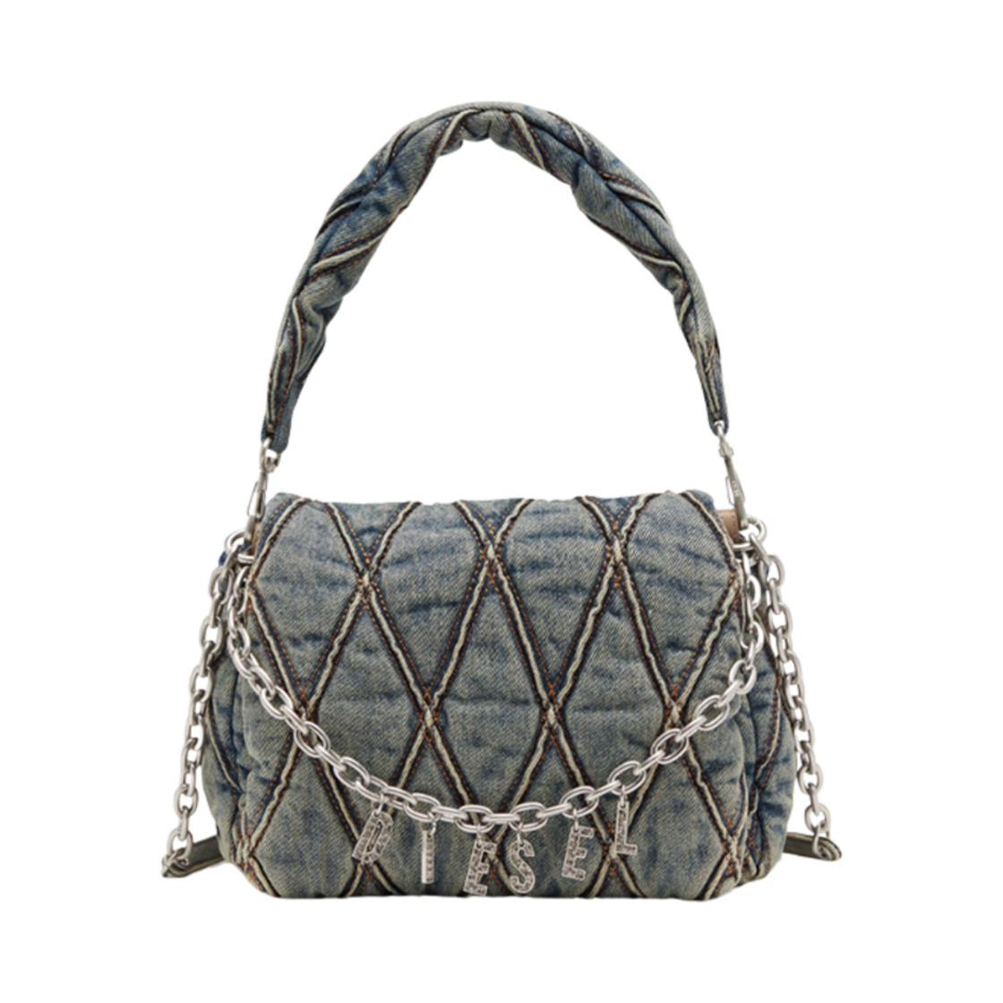 디젤 참-D 숄더 M 미디움 블루(Diesel Charm-D Shoulder M Medium Blue)