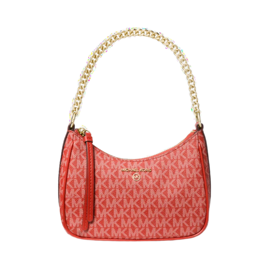 마이클 코어스 제트 세트 참 스몰 로고 포쉐트 브라이트 테라코타(Michael Kors Jet Set Charm Small Logo Pochette Bright Terracotta) - 1
