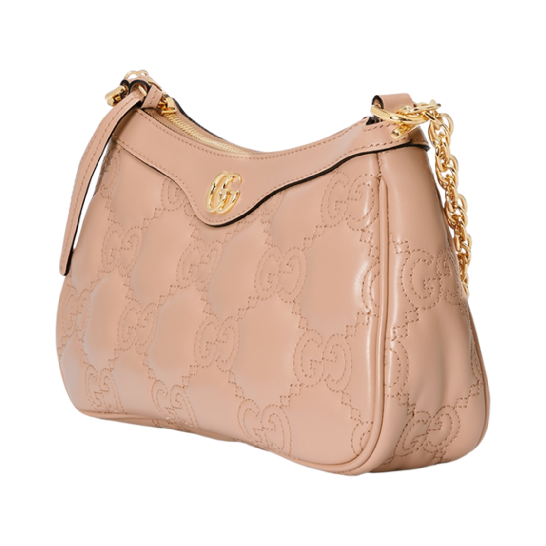 구찌 GG 마틀라세 핸드백 로즈 베이지 레더(Gucci GG Matelasse Handbag Rose Beige Leather) - 2