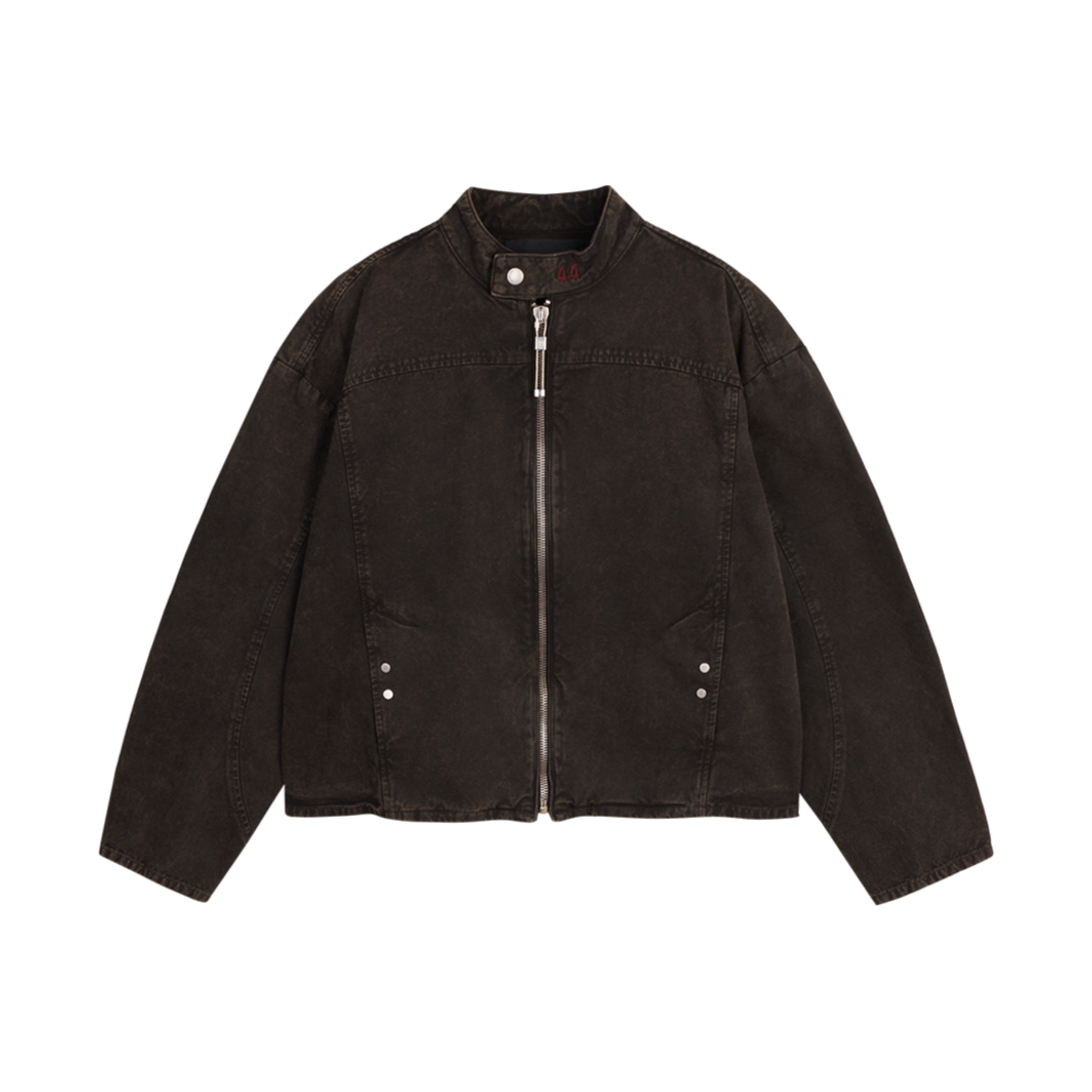 KM4DOTDFL02BK 44 Label Group Valentin Rusty Biker Black - 24FW