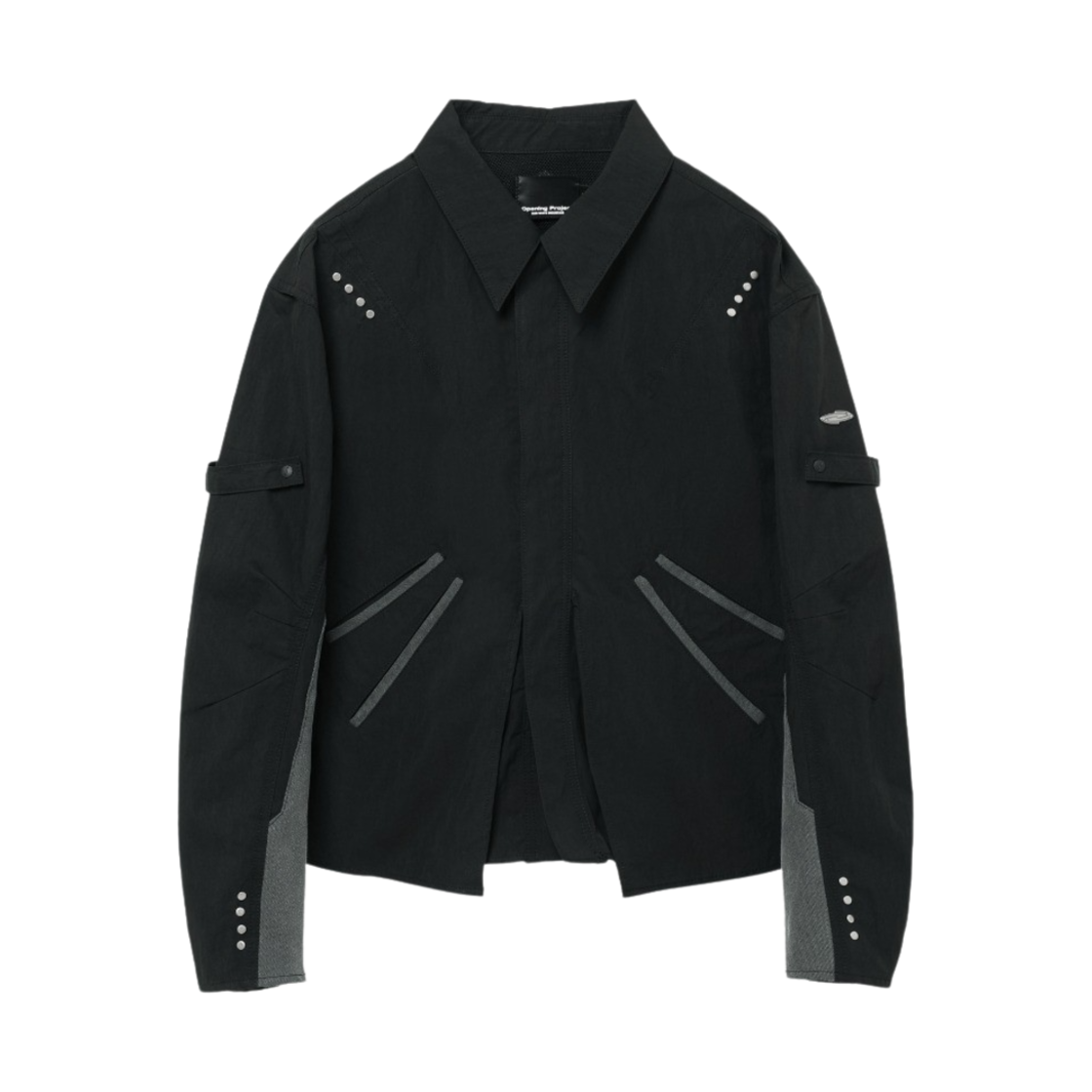 오프닝프로젝트 멀티 포켓 트러커 자켓 블랙