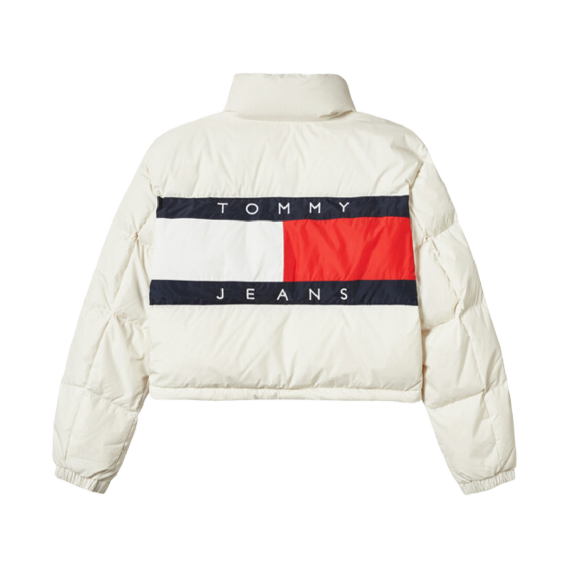 (W) 타미 진스 백 플래그 알래스카 다운 엔션트 화이트((W) Tommy Jeans Back Flag Alaska Down Ancient White) - 2