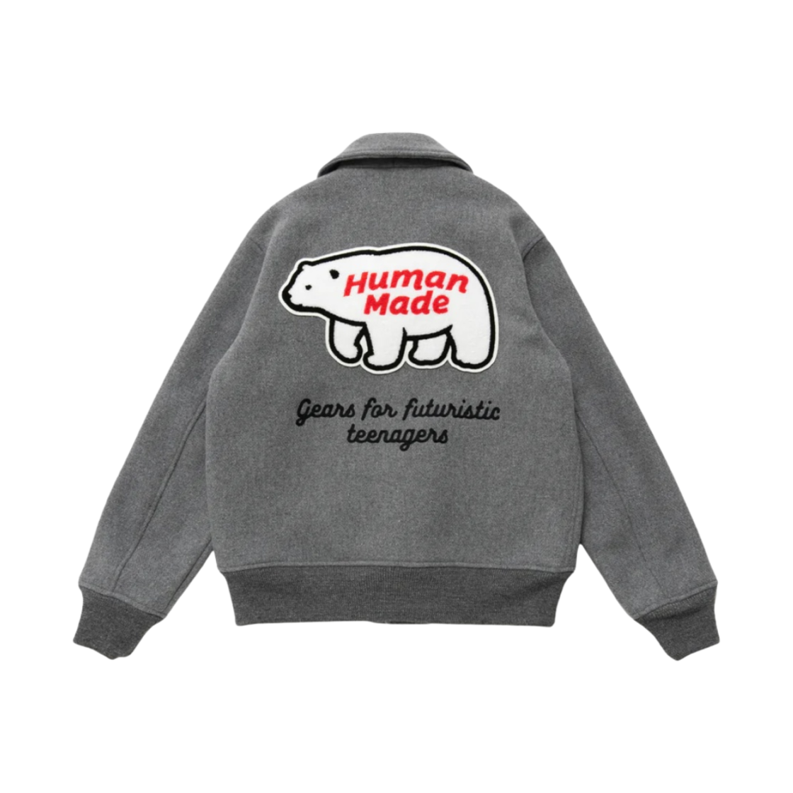 휴먼 메이드 멜튼 울 자켓 그레이(Human Made Melton Wool Jacket Gray) - 1