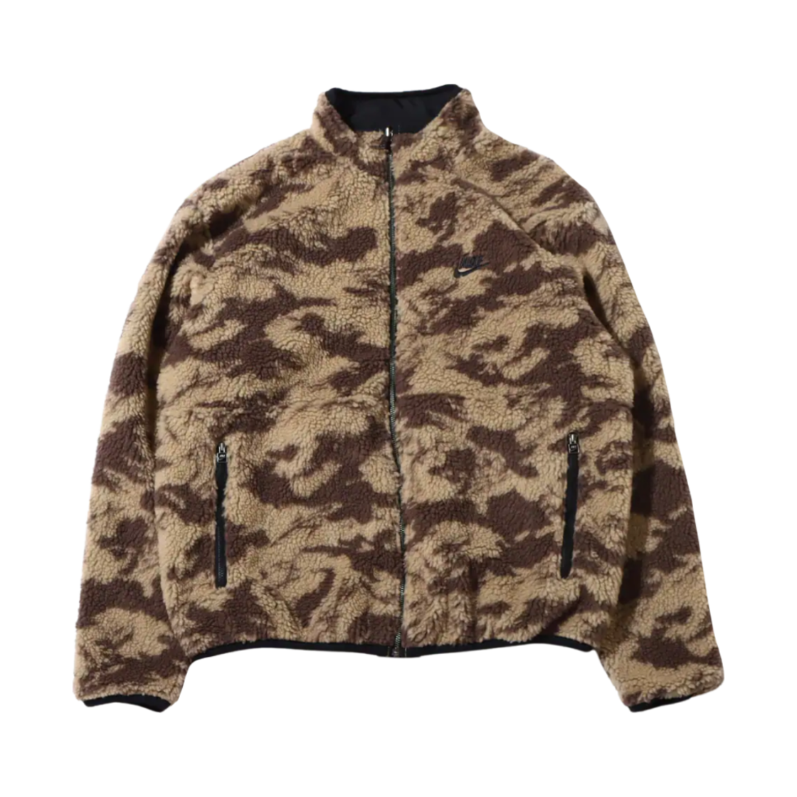 DQ4885-010 Nike Club+ Fleece Reversible Winterized Full Zip Black - Asia - 대표 이미지 #1