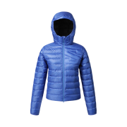 (W) Salomon X Fuse Packable Lightweight Hooded Down Jacket Royal Blue