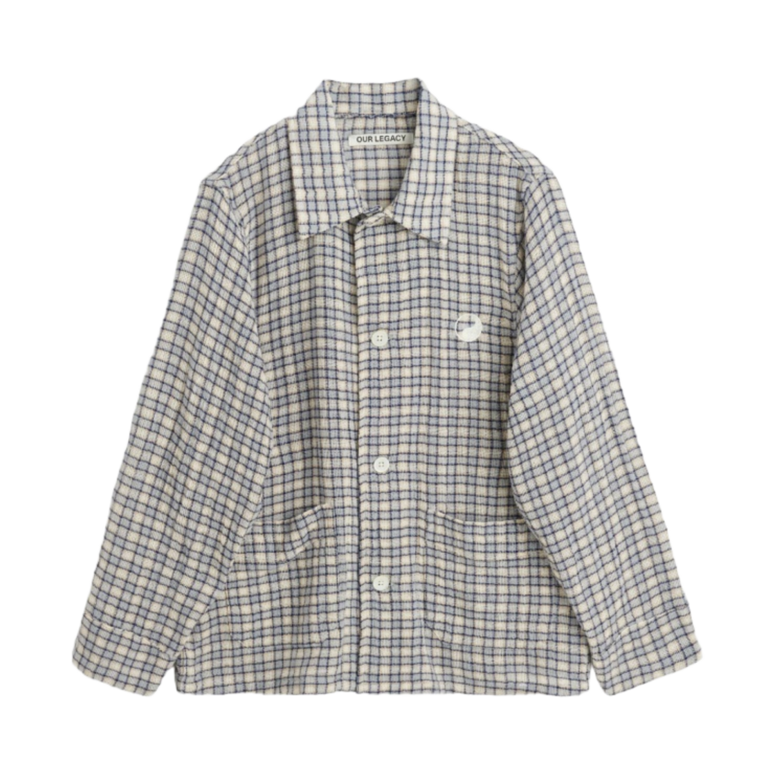 (키즈) 아워레가시 워크샵 아카이브 자켓 블루 옐로우 체크((Kids) Our Legacy Work Shop Archive Jacket Blue Yellow Check) - 1