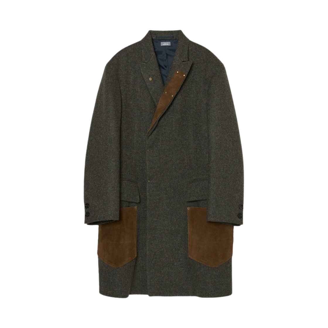 컬러비콘 24WBM-C08137 코트 아미 그린 - 24FW(Kolor Beacon 24WBM-C08137 Coat Army Green - 24FW)