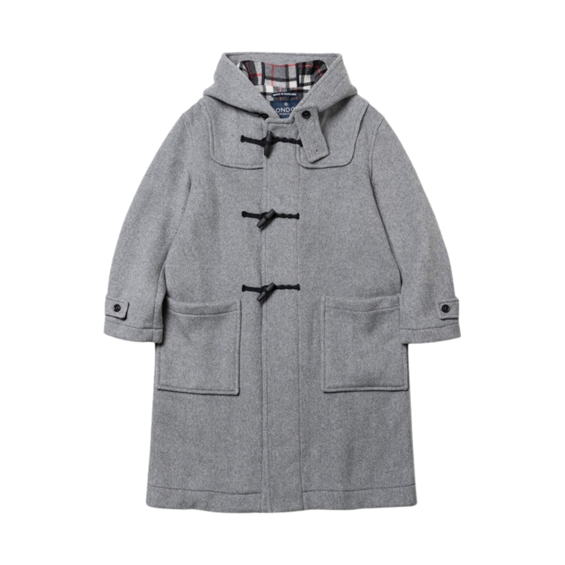 LON-39 London Tradition Winstone Mens Duffle Coat LT Grey 222