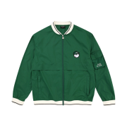 Malbon Golf Blow Stadium Jacket Green
