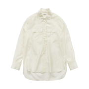 FARVEN Peanut Button Blouse Ivory