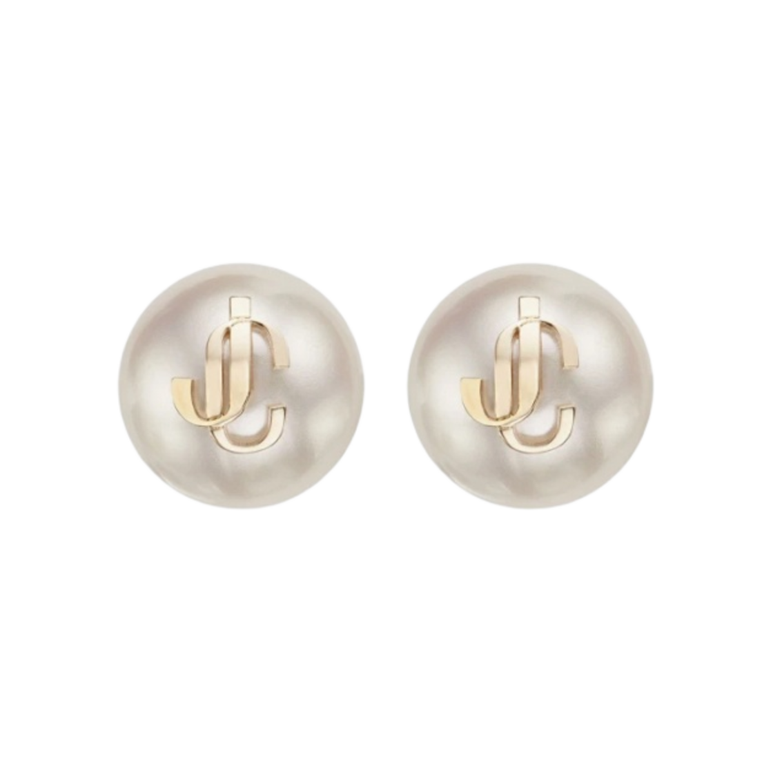 (W) 지미추  JC 펄 스터드 골드((W) Jimmy Choo JC Pearl Studs Gold)