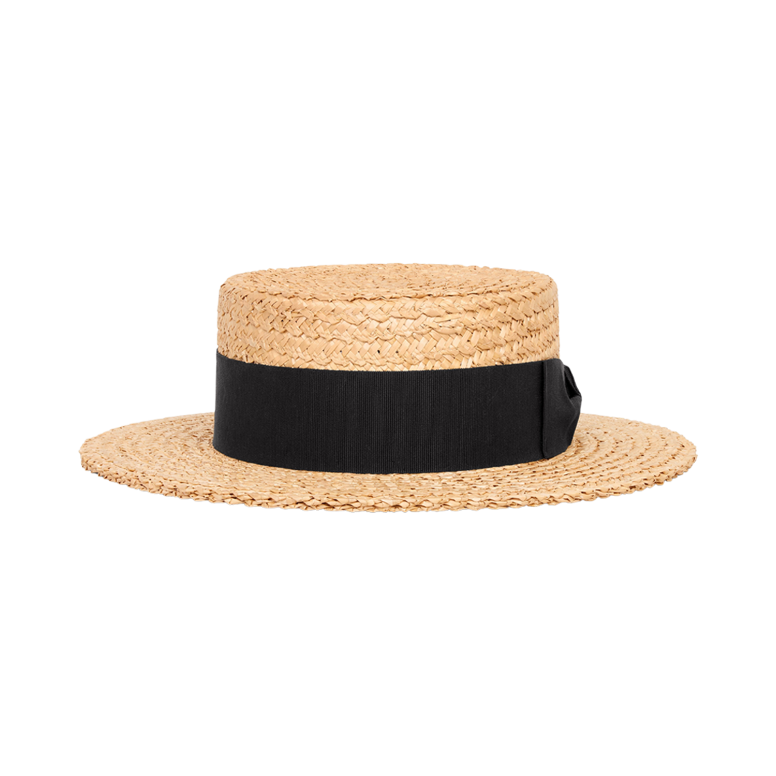 셀린느 카노티에 햇 스트로우 내츄럴 블랙(Celine Canotier Hat in Straw Natural Black)
