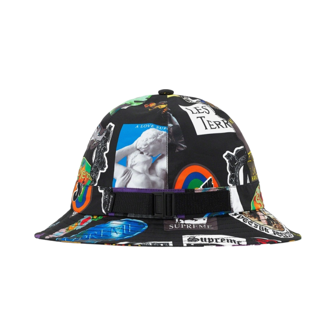 슈프림 고어텍스 벨 햇 블랙 스티커스 - 21SS(Supreme Gore-Tex Bell Hat Black Stickers - 21SS) - 3