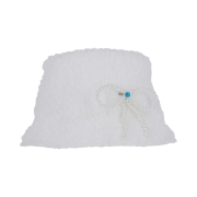 Allincomplete Pearl Crinkle Bucket Hat White