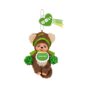 Monchhichi Happy Color Tanutanu Key Chain Green