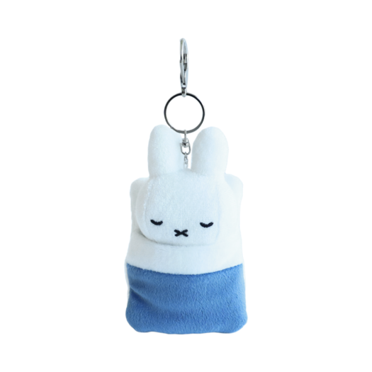 2981-50 Many a Little Blanketed Miffy Key Ring Blue